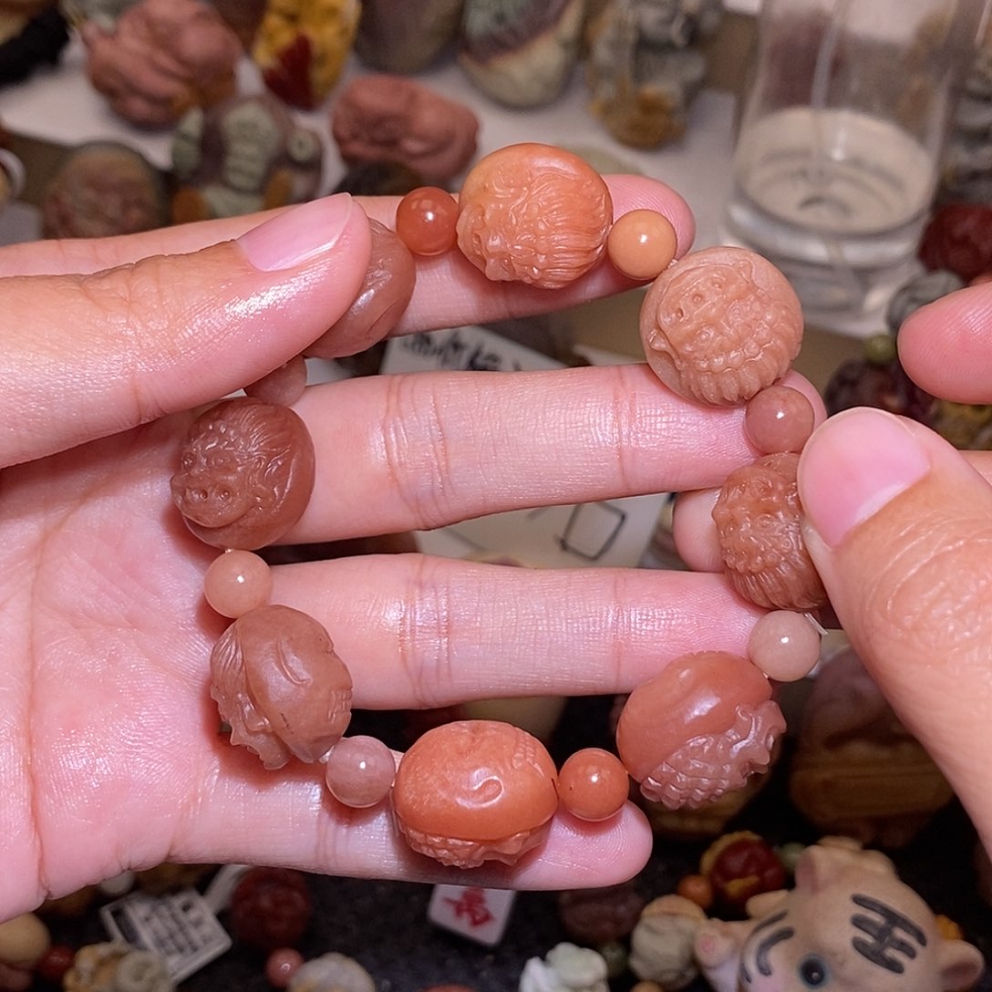 石英质玉（阿拉善玉）未镶嵌手链