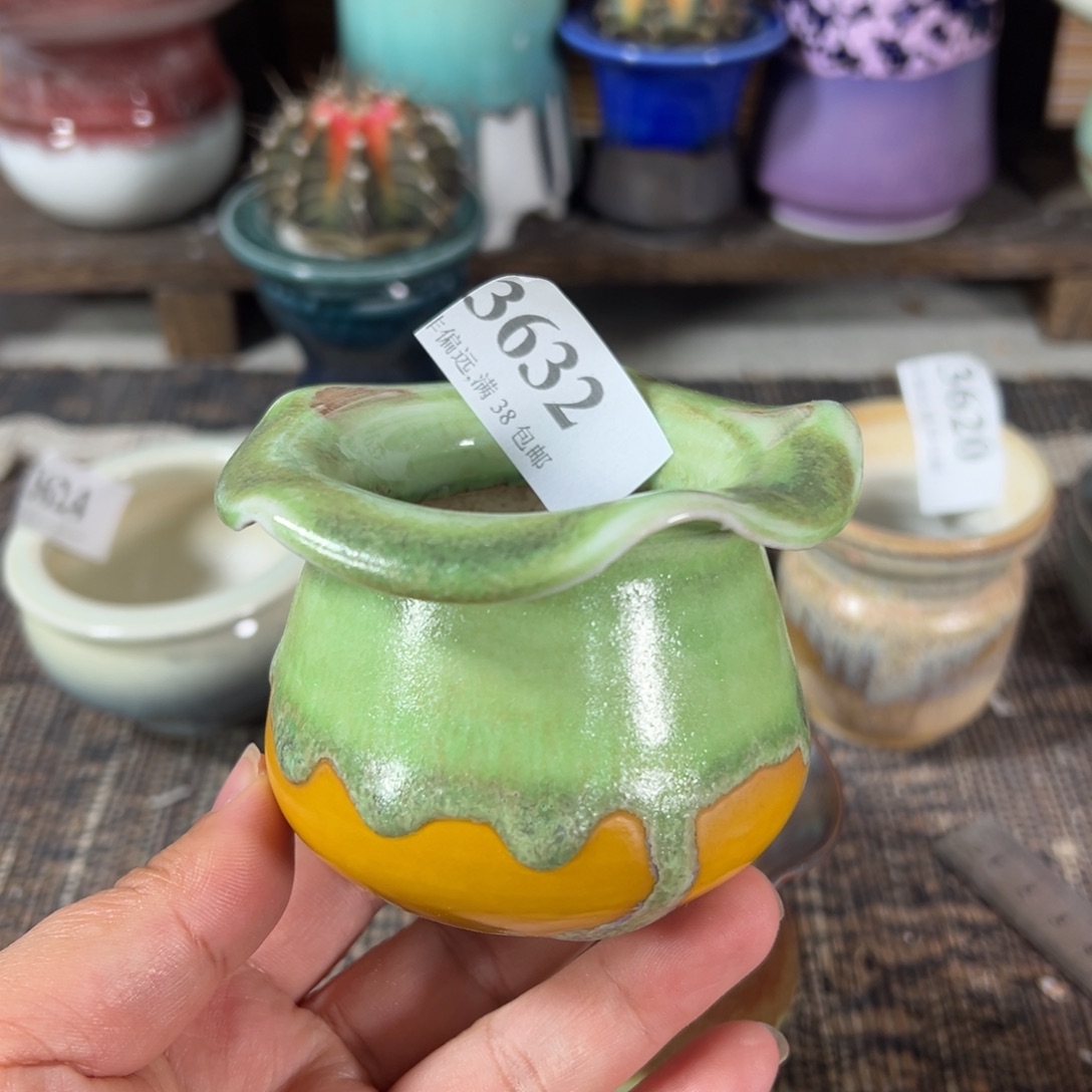 红陶景德镇手工花盆