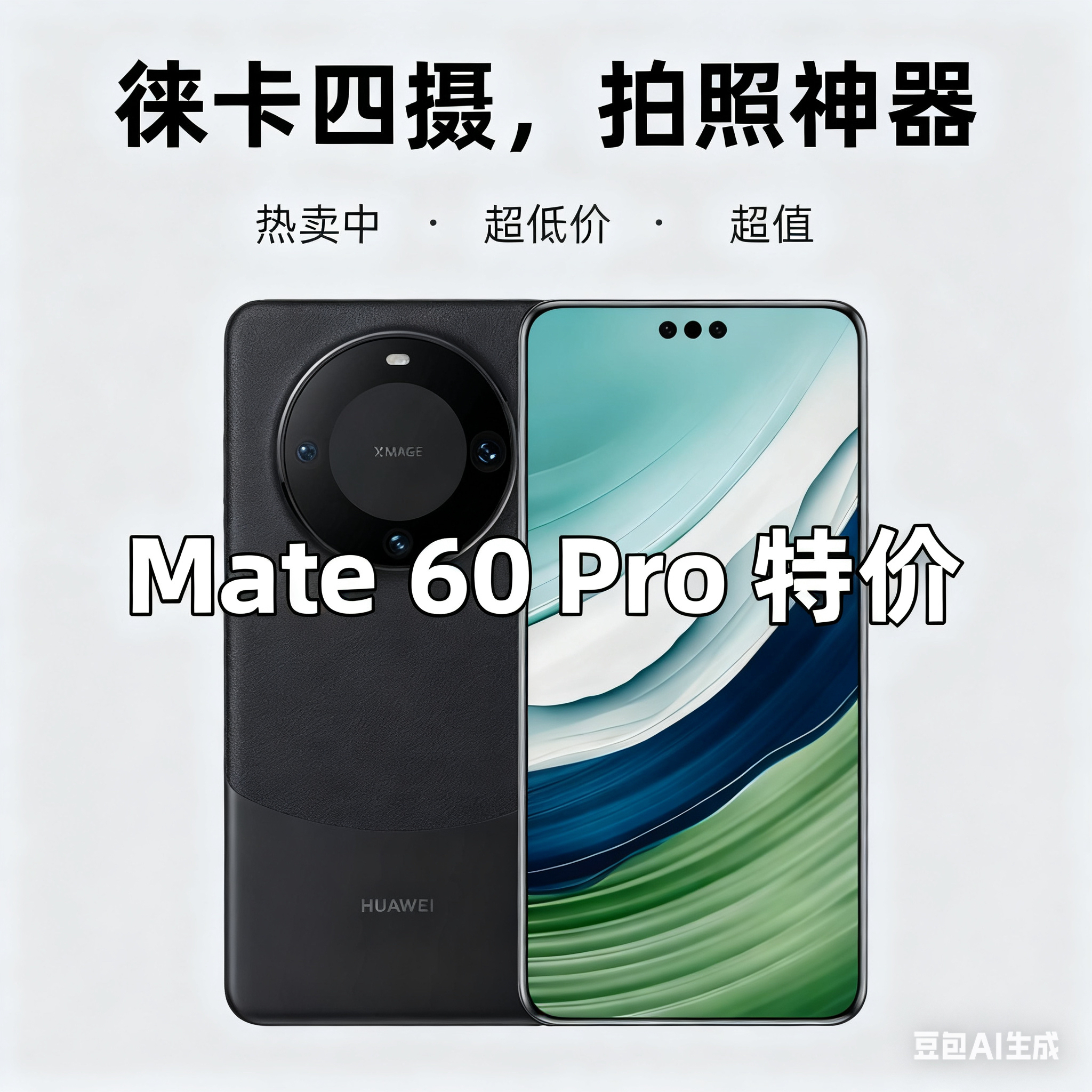 99新 Huawei/华为 Mate 60 Pro旗舰手机送快充