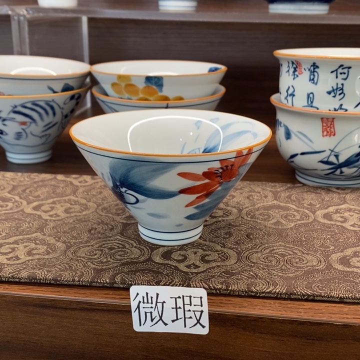 釉下老陶泥手工绘制