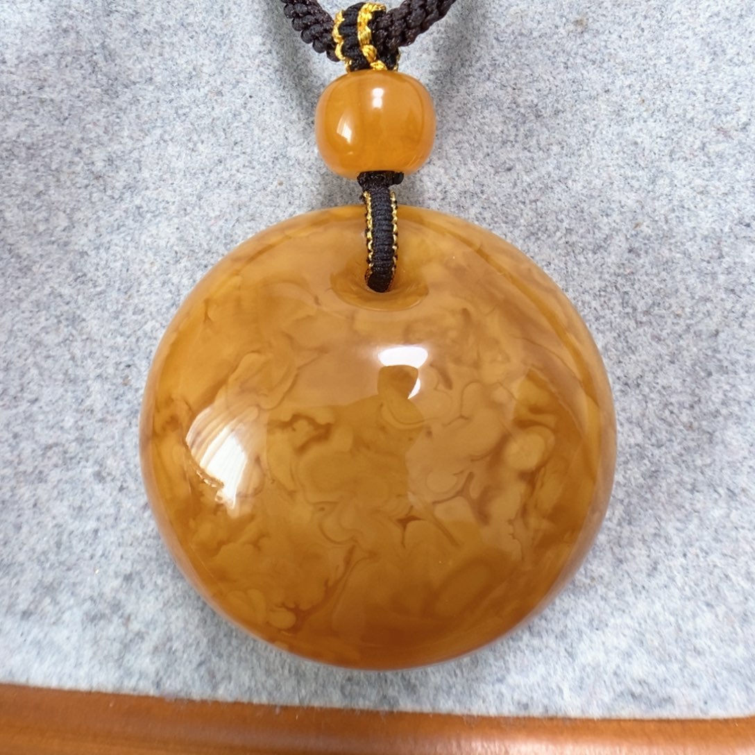 蜜蜡项链未镶嵌蜜蜡吊坠
