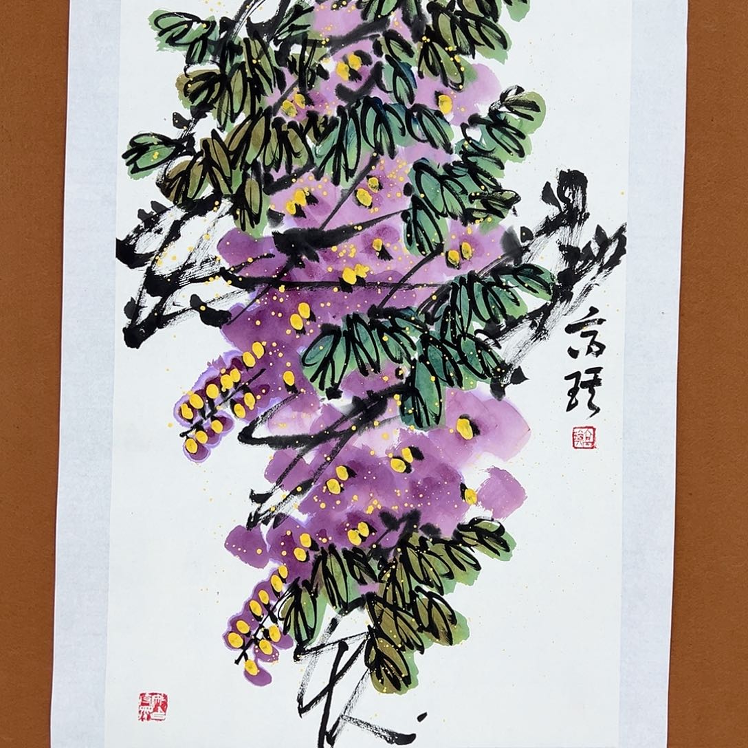 国画高琪作品的作品