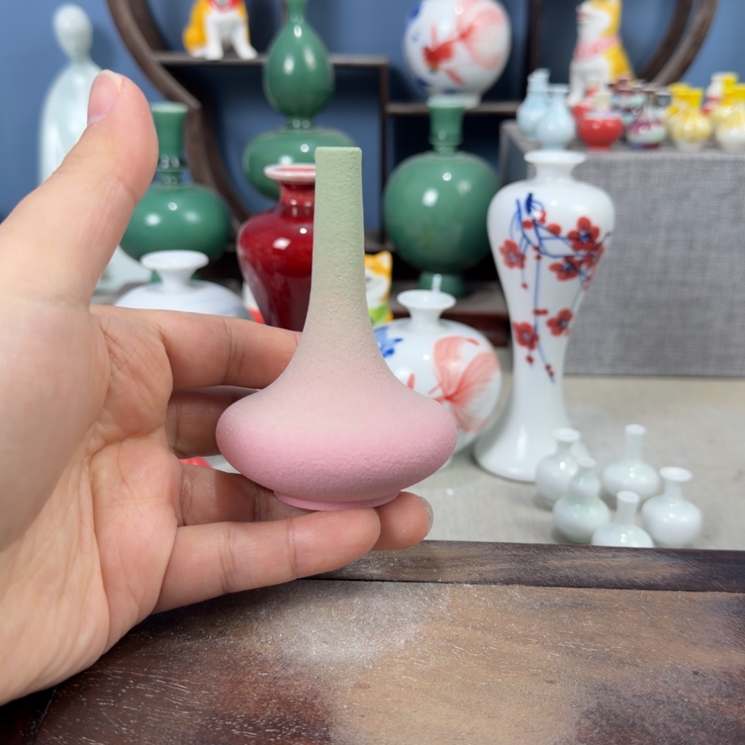 陶瓷手工小花器摆件