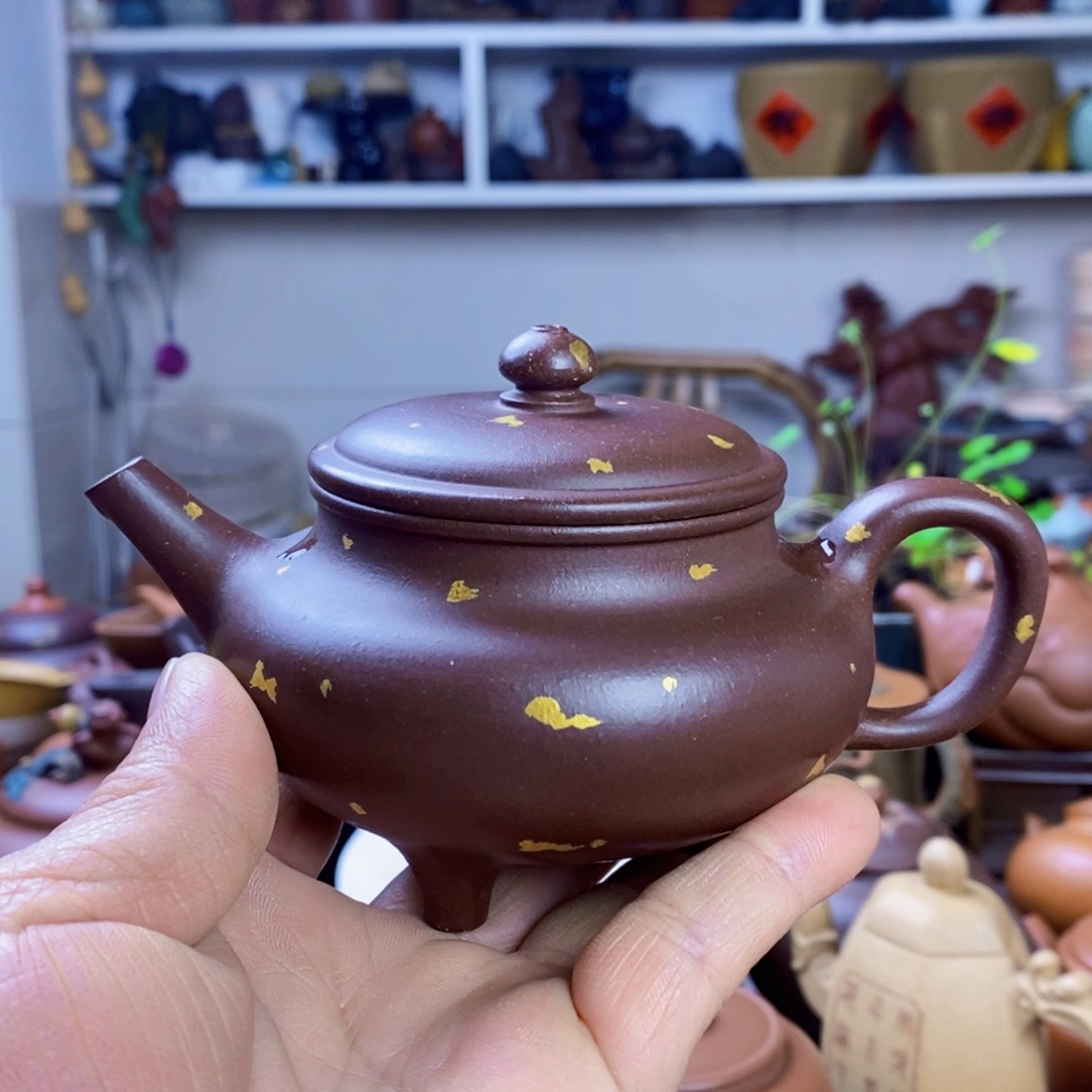 紫泥茶壶用****7原矿紫砂