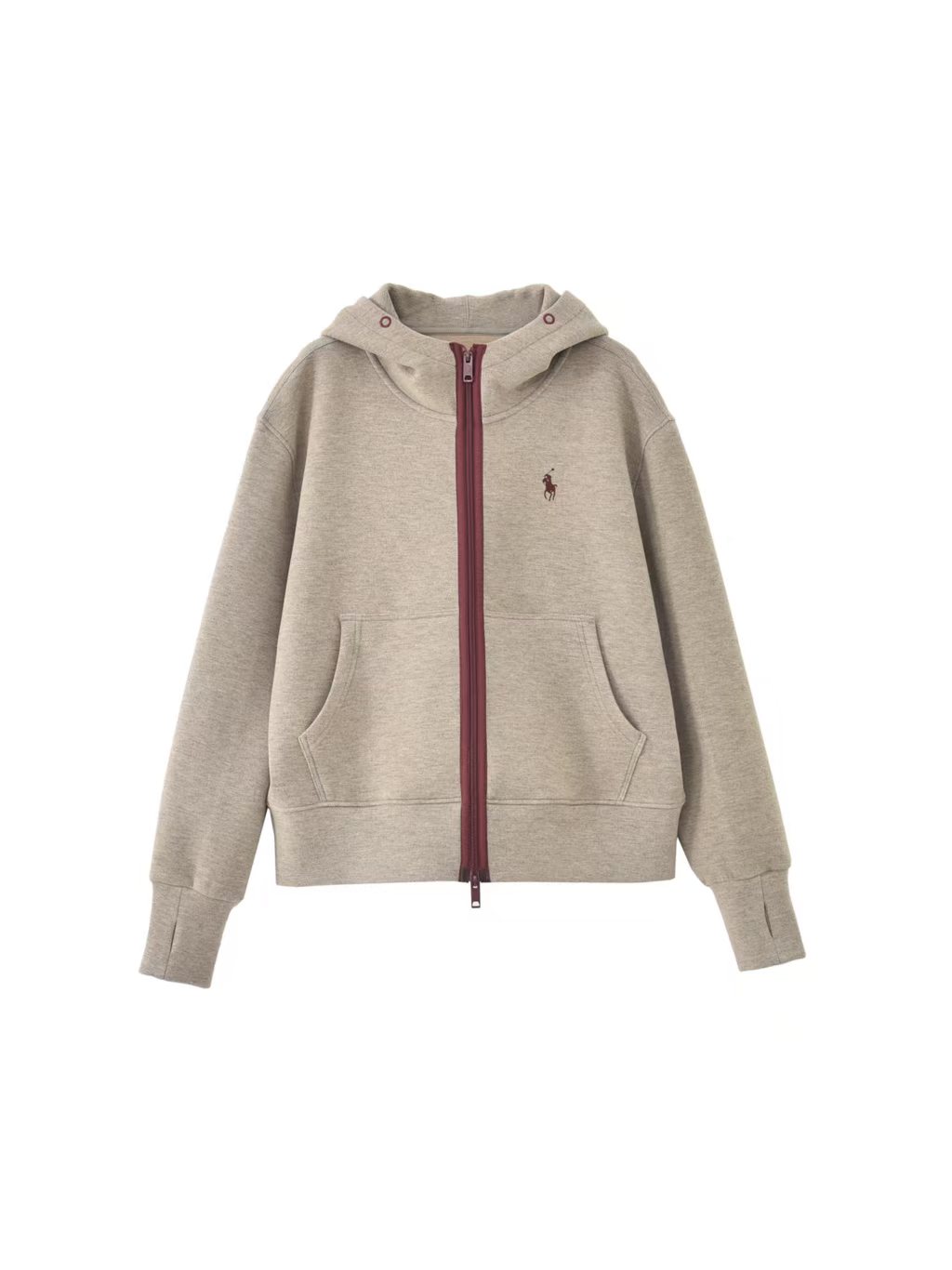 【暴躁晴天】冬款连帽立领撞色休闲卫衣外套1227W