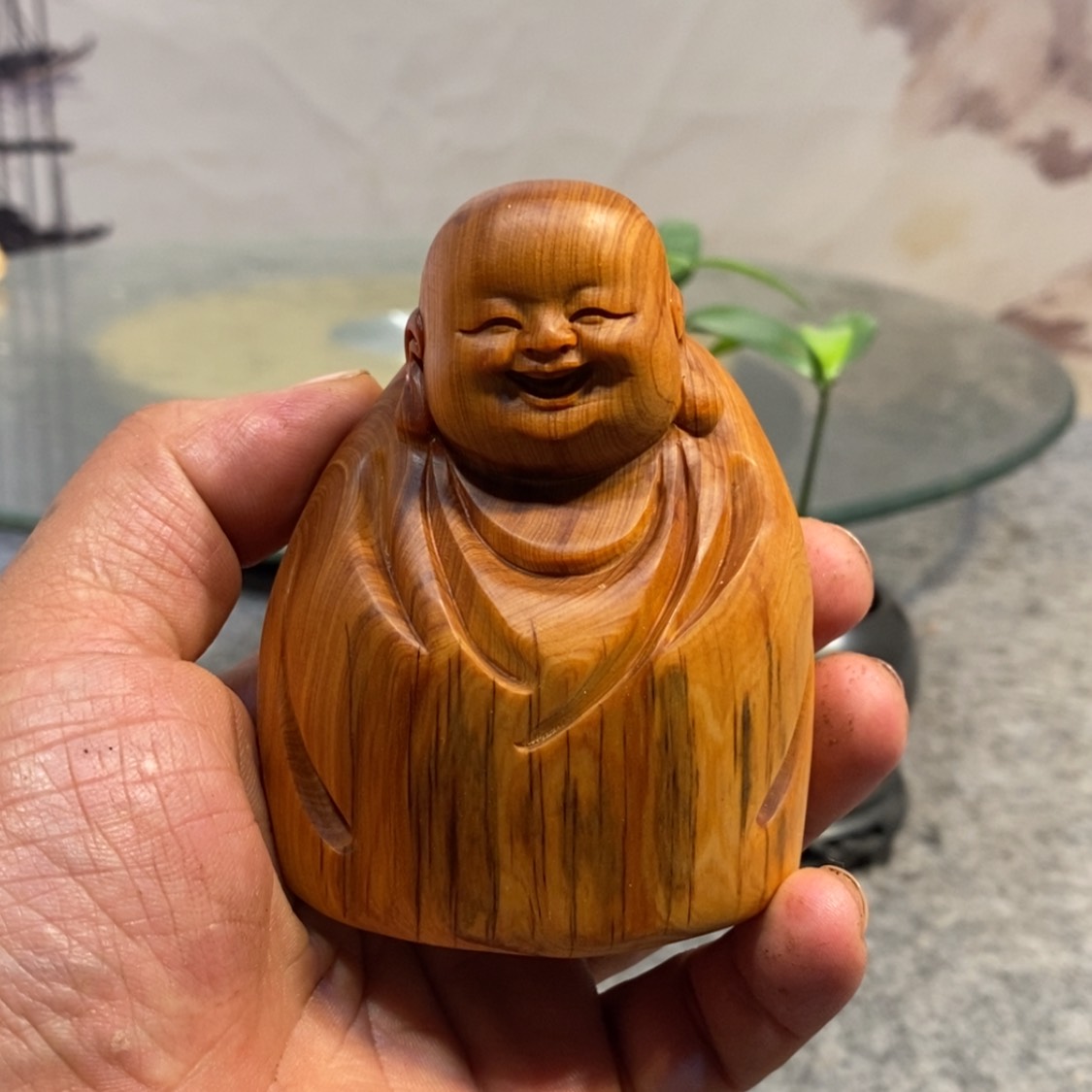 【闪购商品】柏木（崖柏）根雕木雕佛像工艺品摆件家居手把件