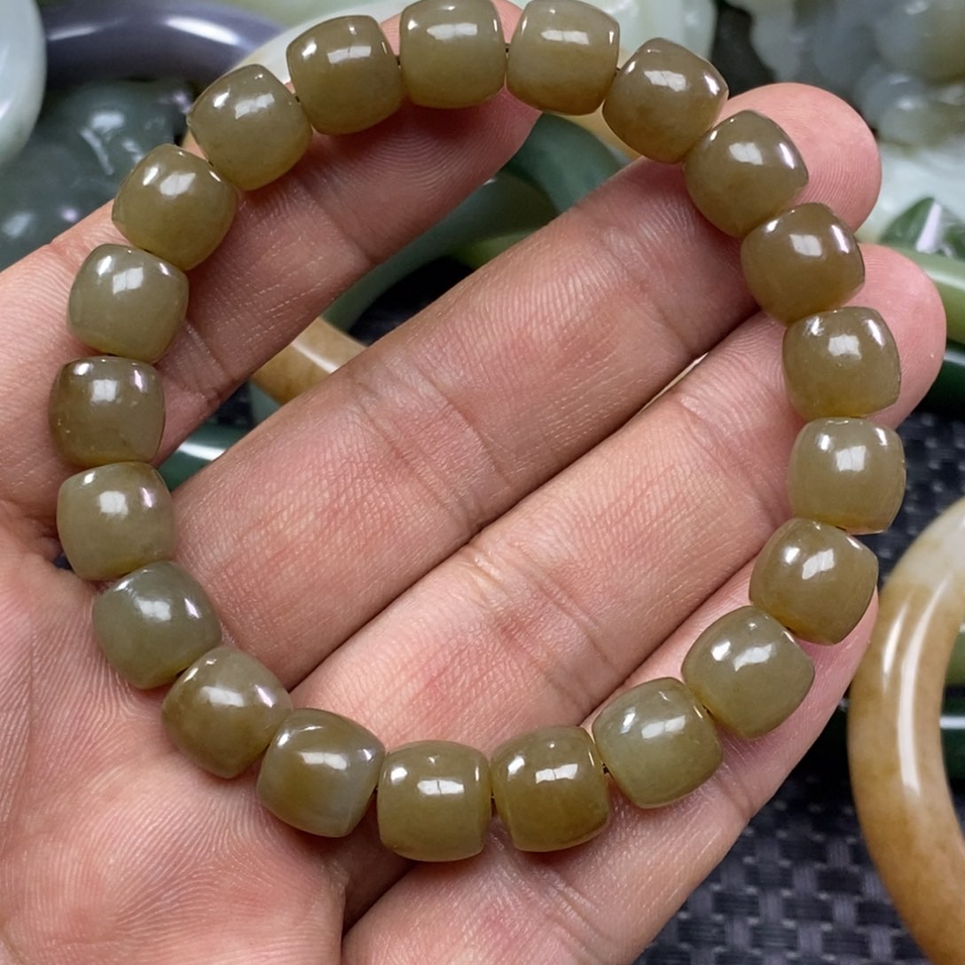 和田玉手链未镶嵌