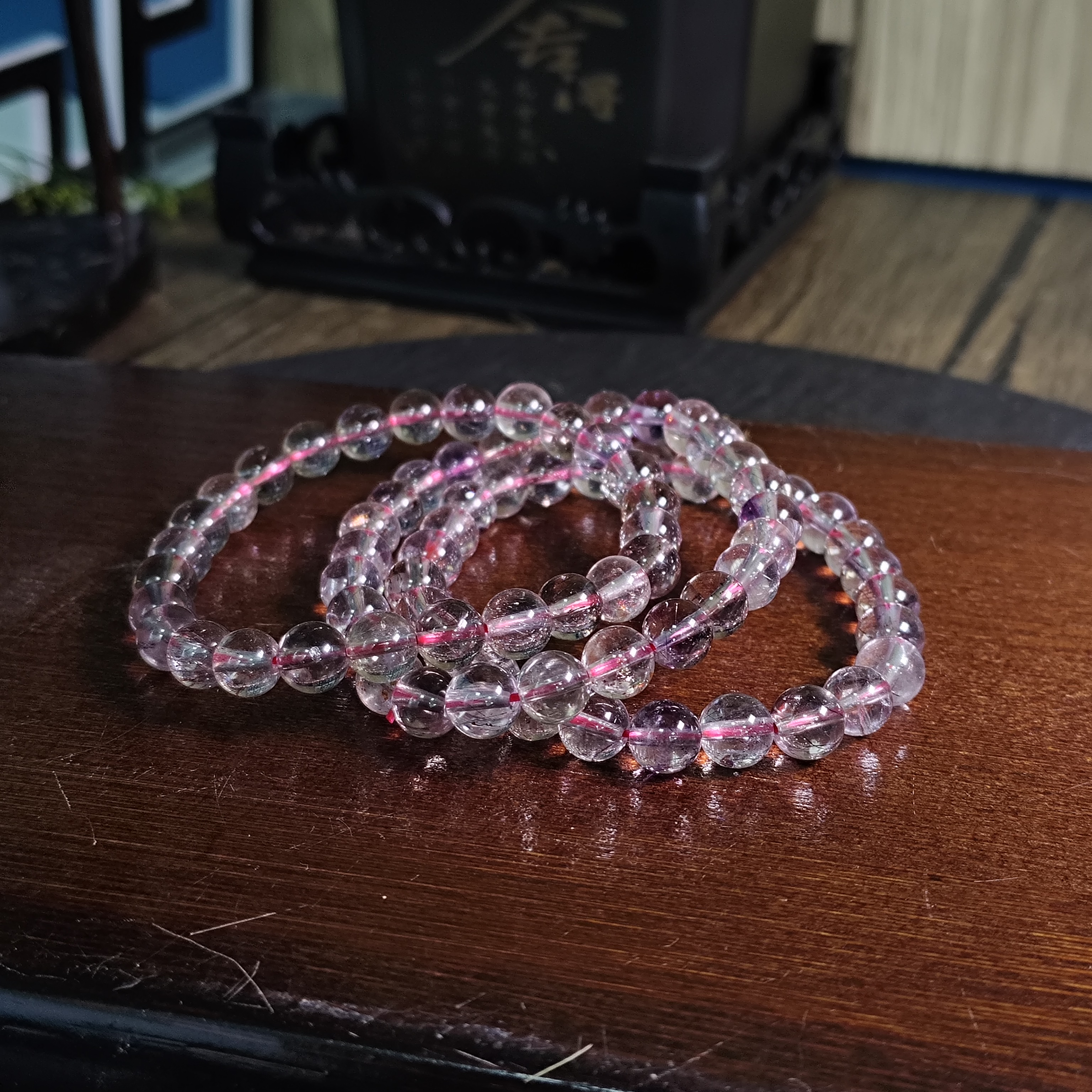 【书记甄选】天然超七单圈手链 多样式发一件 约7mm BB283