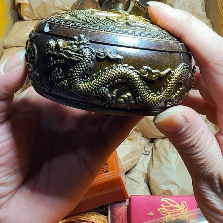 铜器摆件收收藏藏