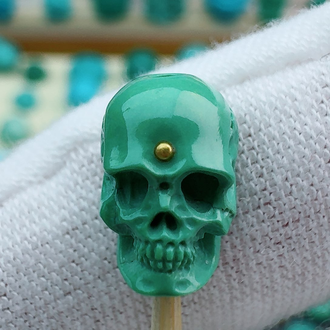 绿松石骷髅7.2未镶嵌
