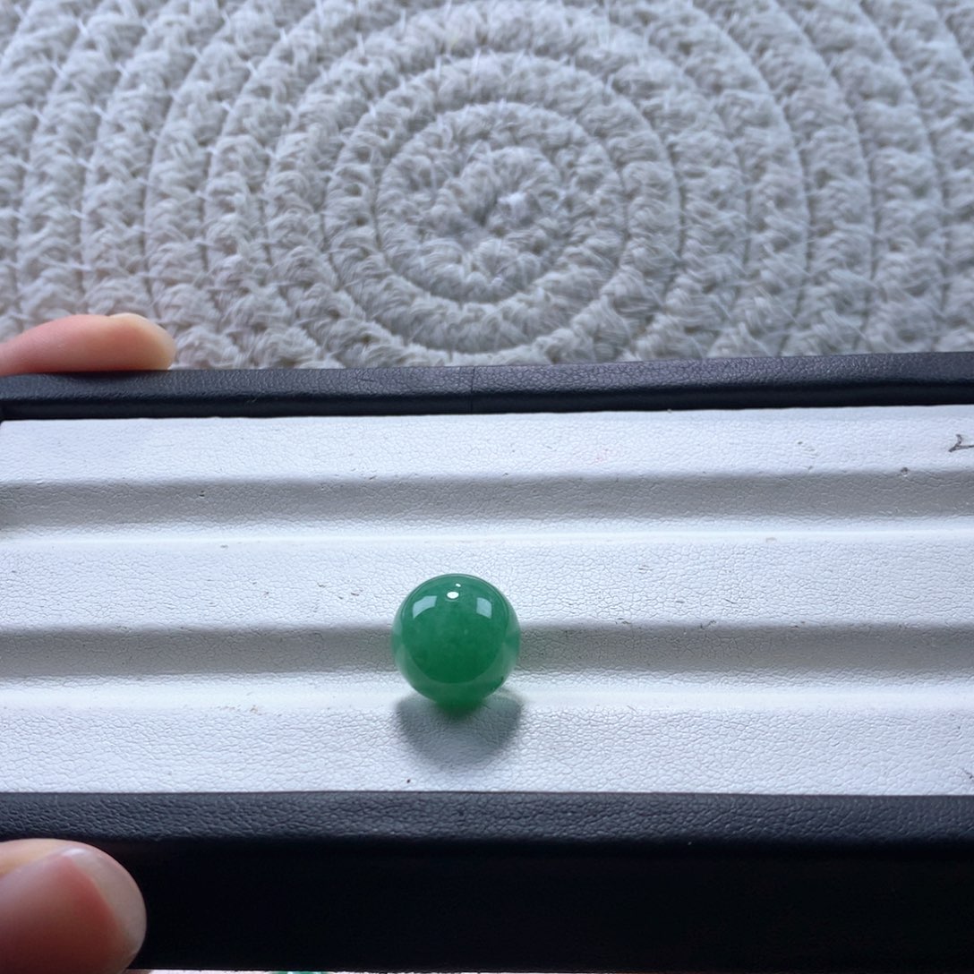 翡翠手链未镶嵌卡12阳绿