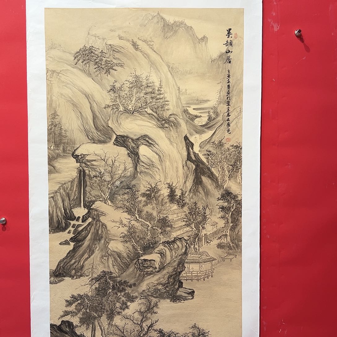 国画画家陆远华纯手绘宣纸作品