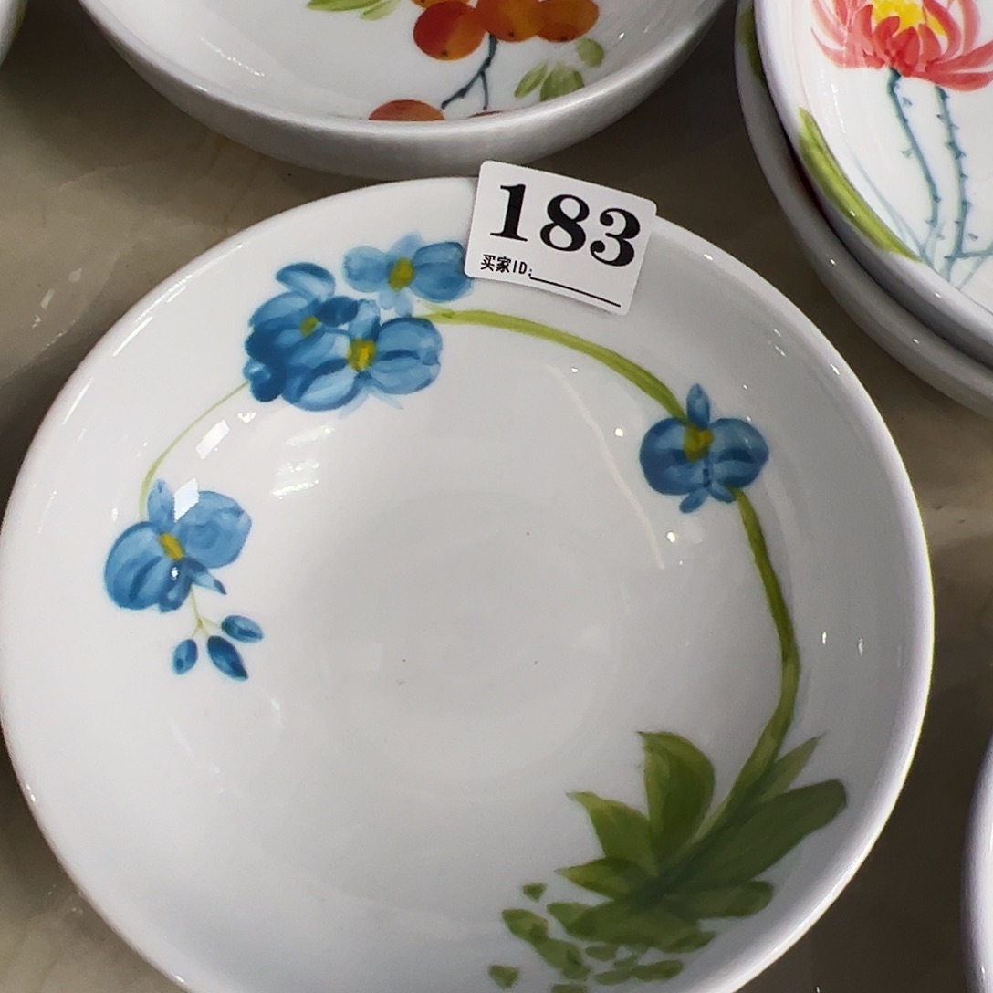 瓷片景德镇陶瓷手工手绘制作