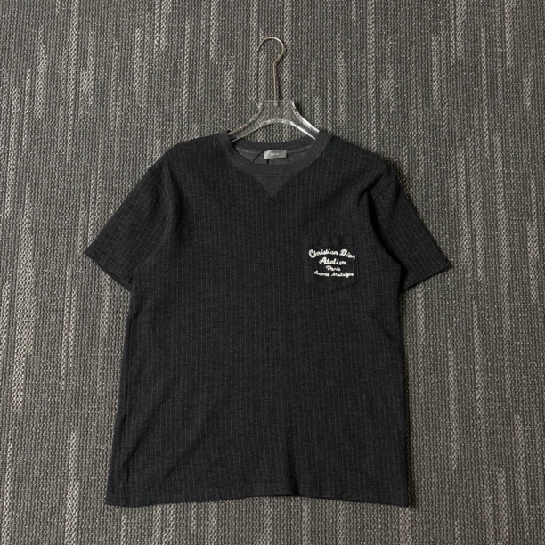99新 DIOR/迪奥 SS24字母印花圆领休闲灰色短袖/XL码/3342