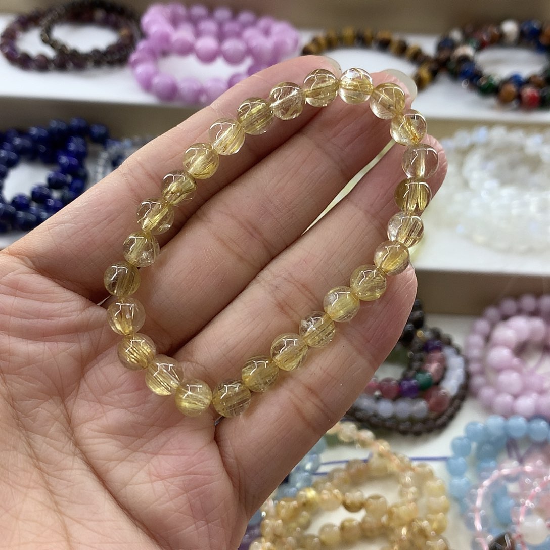 水晶手链未镶嵌手串