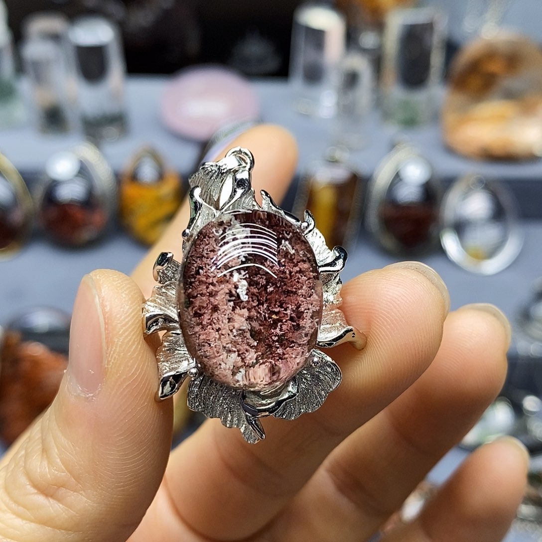 水晶颈饰银S925镶嵌?****水晶