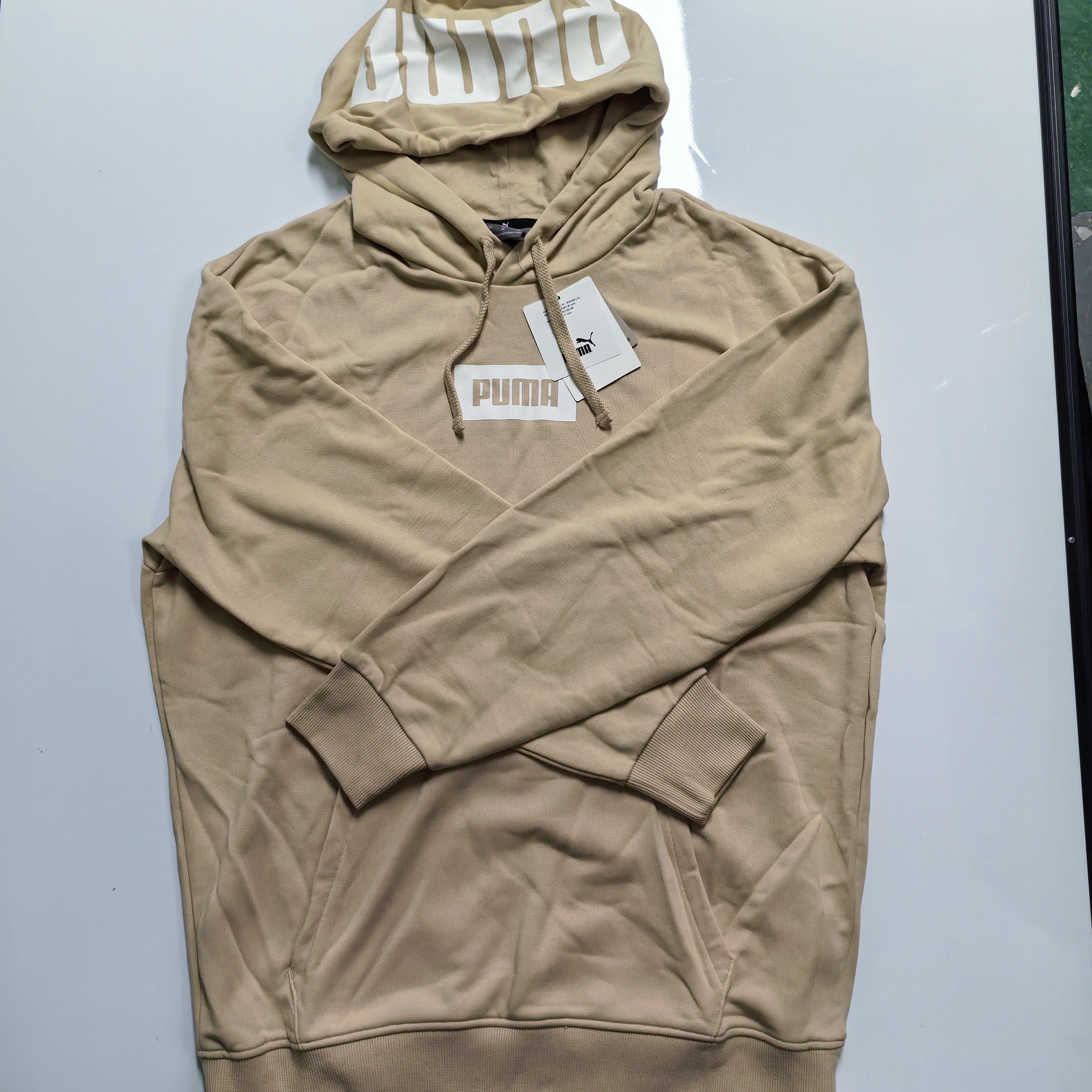 PUMA/彪马【大仓】刺绣纯色套头连帽长袖卫衣男款671381-69-04