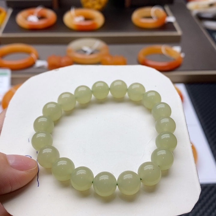 石英质玉（黄龙玉）未镶嵌手镯