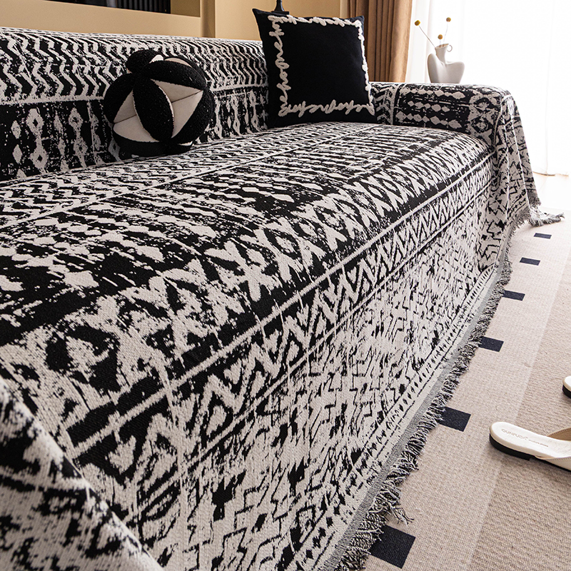 2026新款雪尼尔沙发盖布一片式全盖四季通用复古防猫抓沙发巾套罩