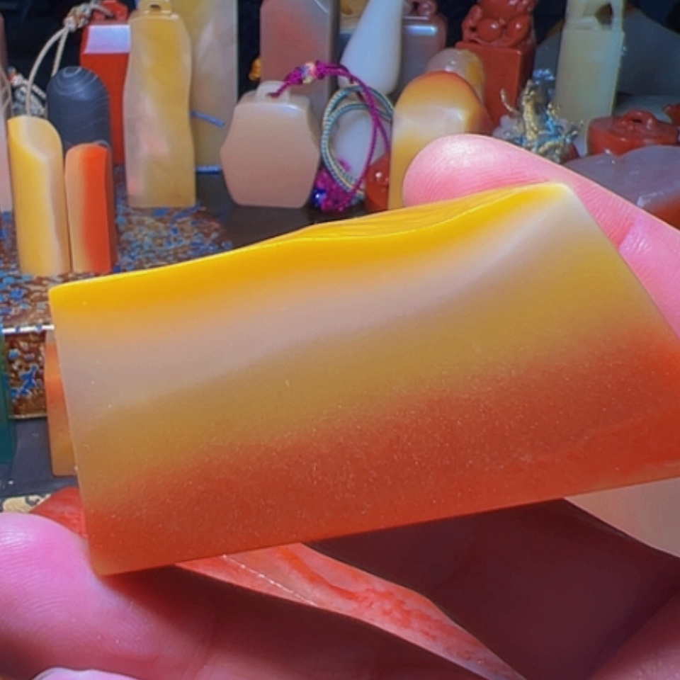 【闪购商品】寿山石印石古**情寿山石雕刻印章印石