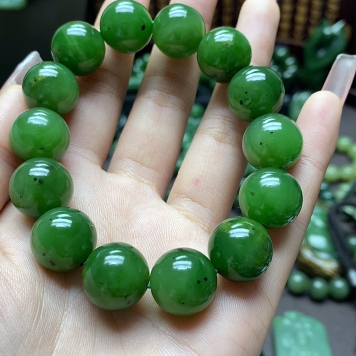 和田玉手串未镶嵌