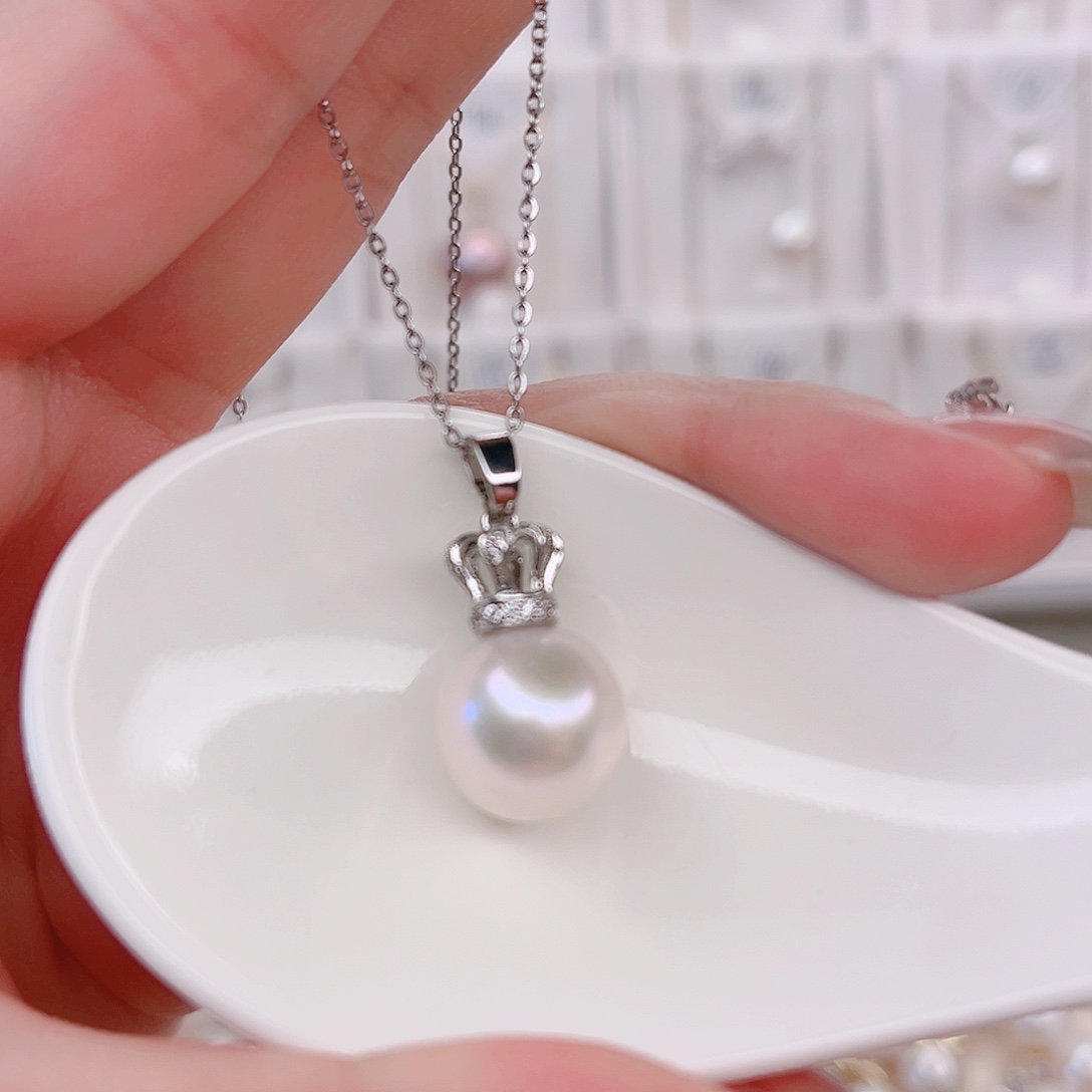 未镶嵌淡水珍珠吊坠(赠链)