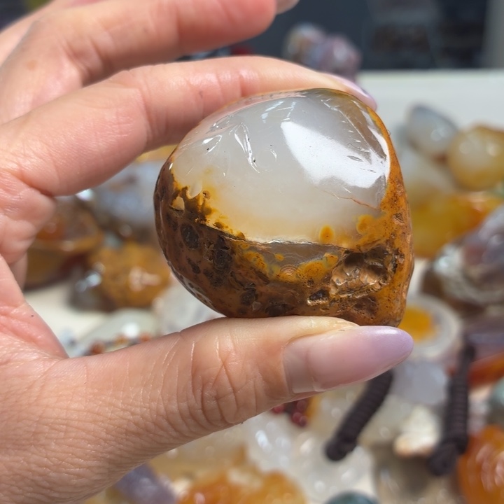 玛瑙/玉髓未镶嵌吊坠(不含链)