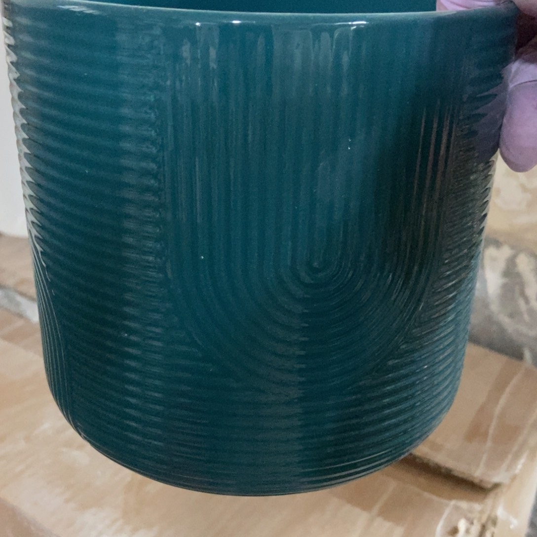 红陶高温陶瓷花盆