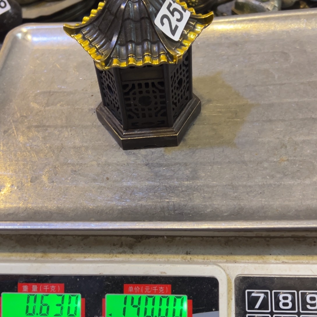 黄铜摆件，文房摆件