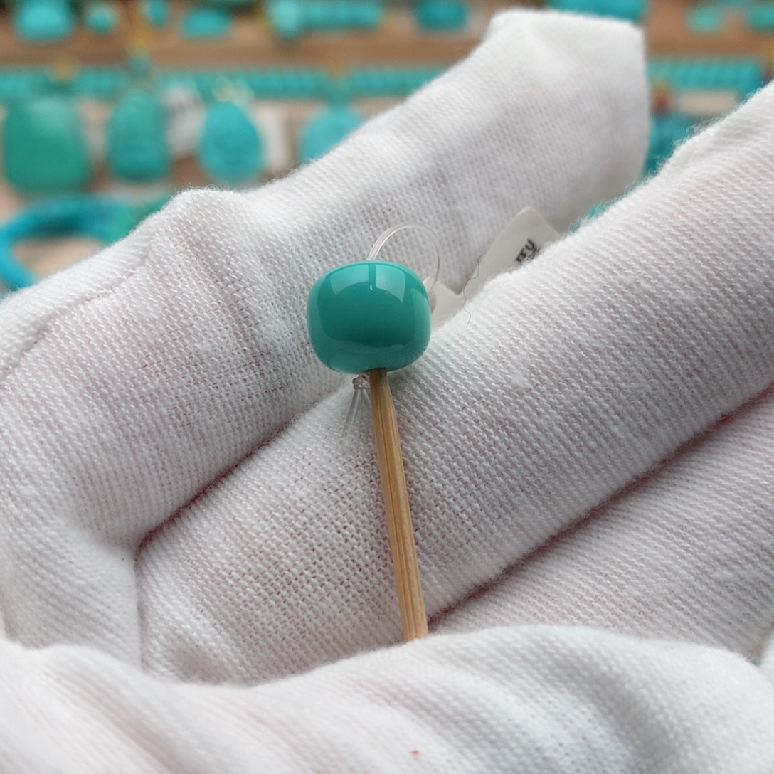 绿松石未镶嵌珠宝奇石9mm