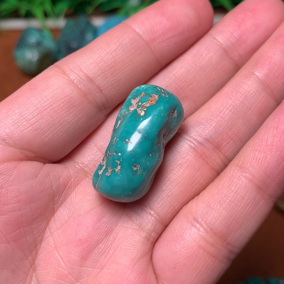 段***诚绿松石未镶嵌珠宝奇石