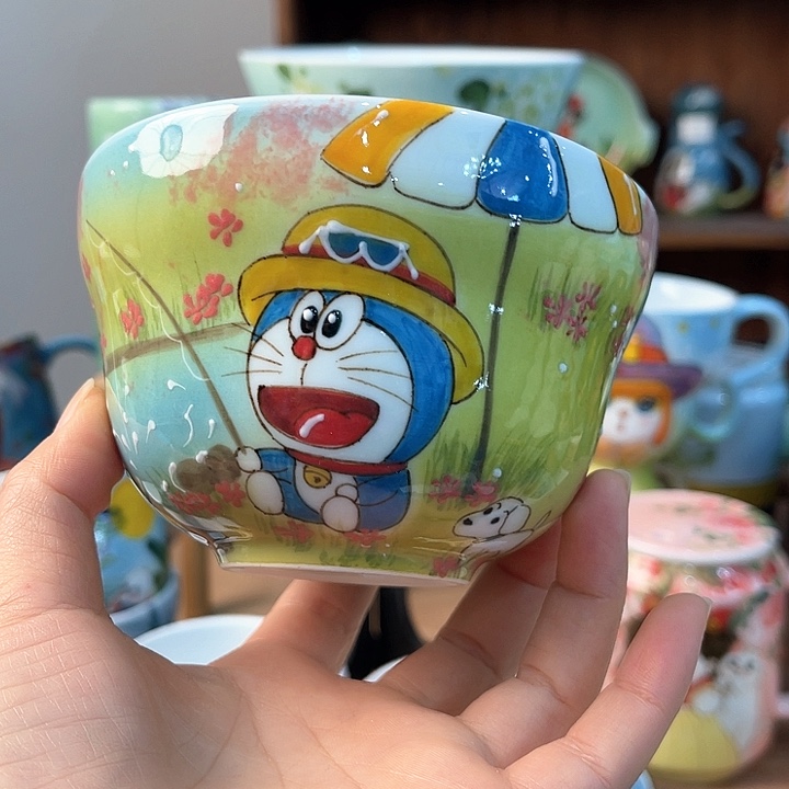 陶景德镇釉下手绘陶瓷 