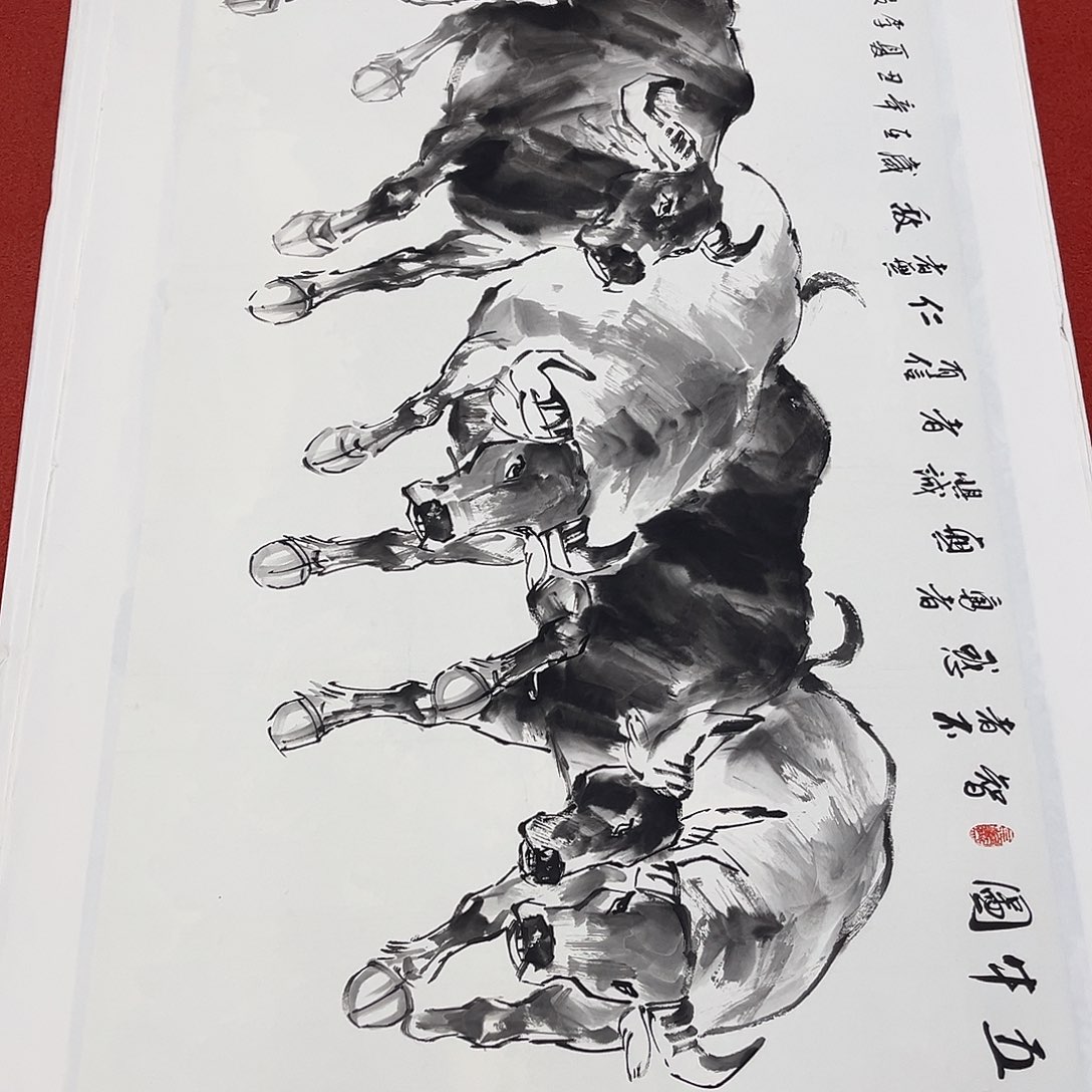 国画手绘国画作品