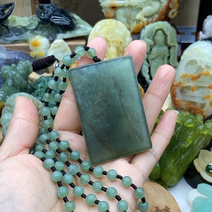 岫玉吊坠挂件未镶嵌