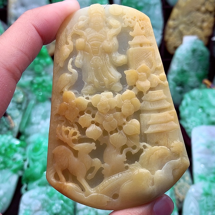 翡翠吊坠(不含链)未镶嵌