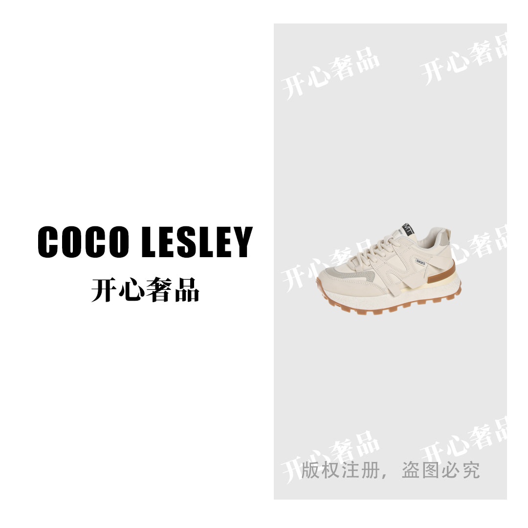 【开心奢品】时尚潮流潮鞋百搭休闲透气软底ins韩版系带防滑