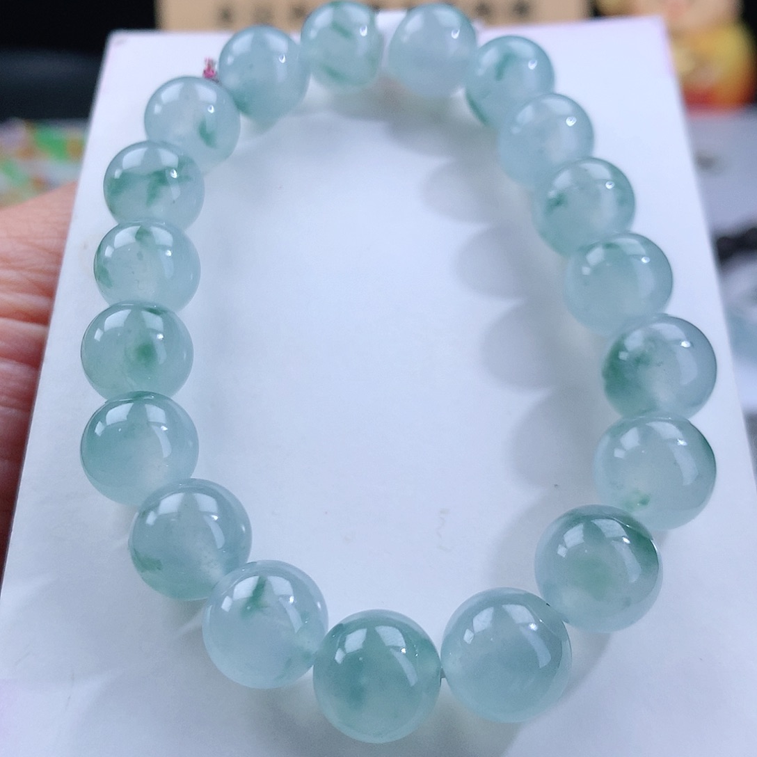 翡翠手链未镶嵌卡10mm