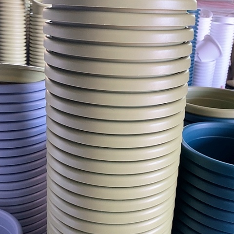 树脂四季4号果绿带托5套