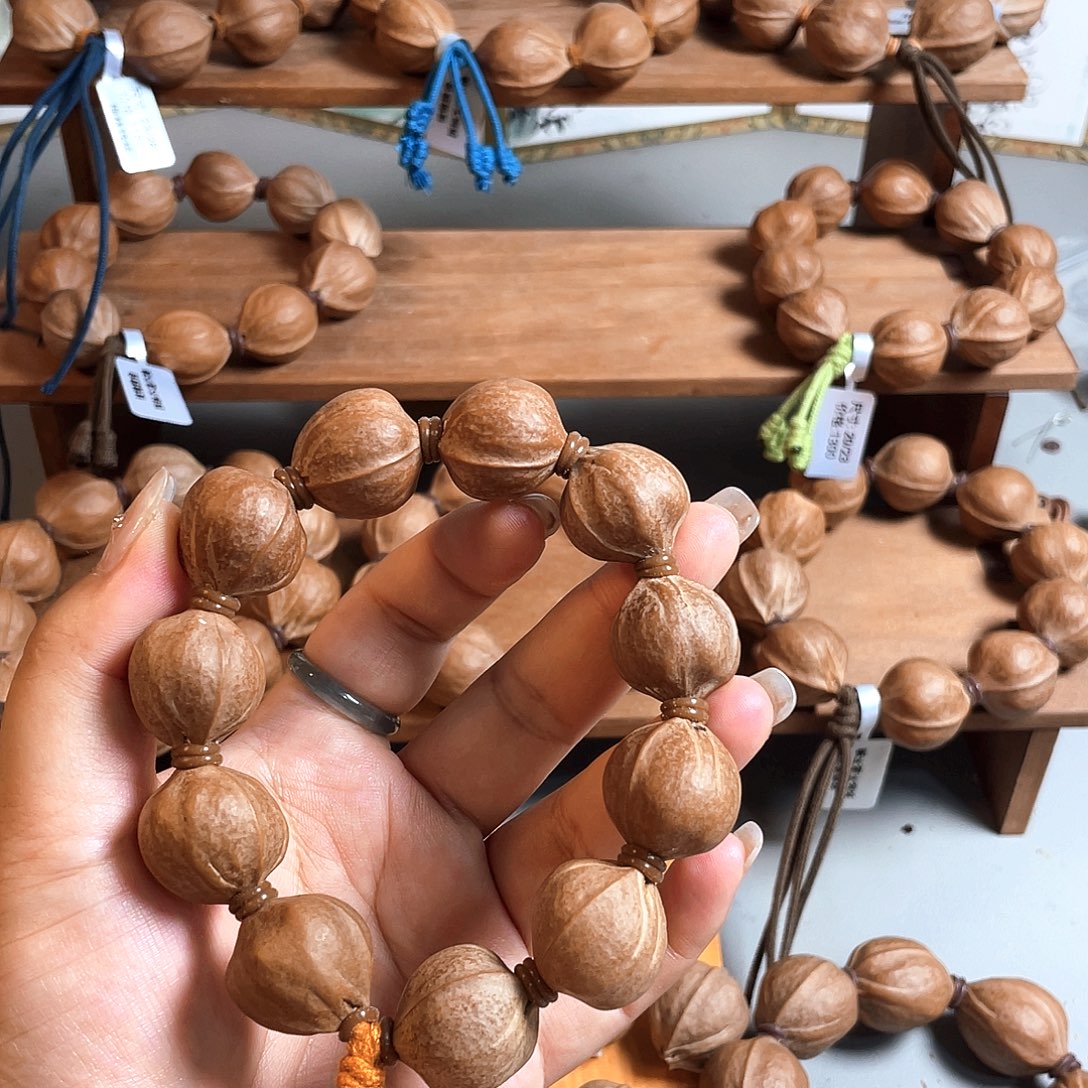 刚***子手串/手链橄榄核20/22梅林铁核