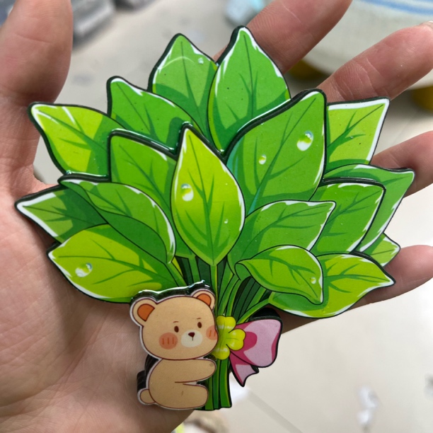 柚子叶预售 潮玩文创冰箱贴原创手绘磁性冰箱贴