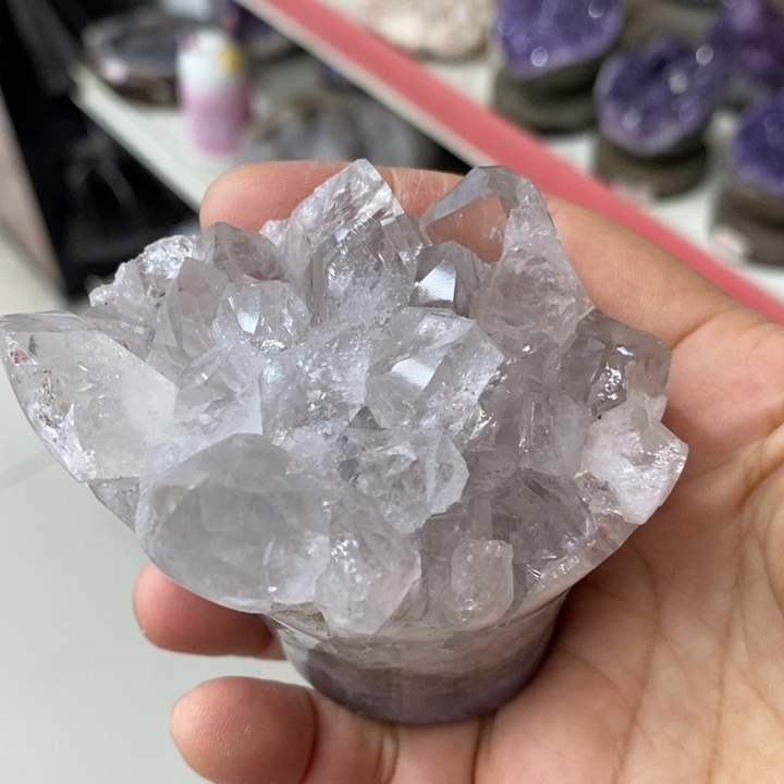 珠宝半成品紫晶未镶嵌