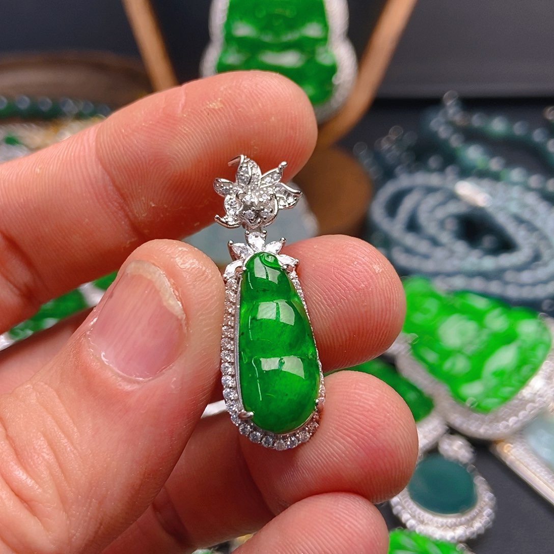 翡翠吊坠(不含链)未镶嵌449吊坠