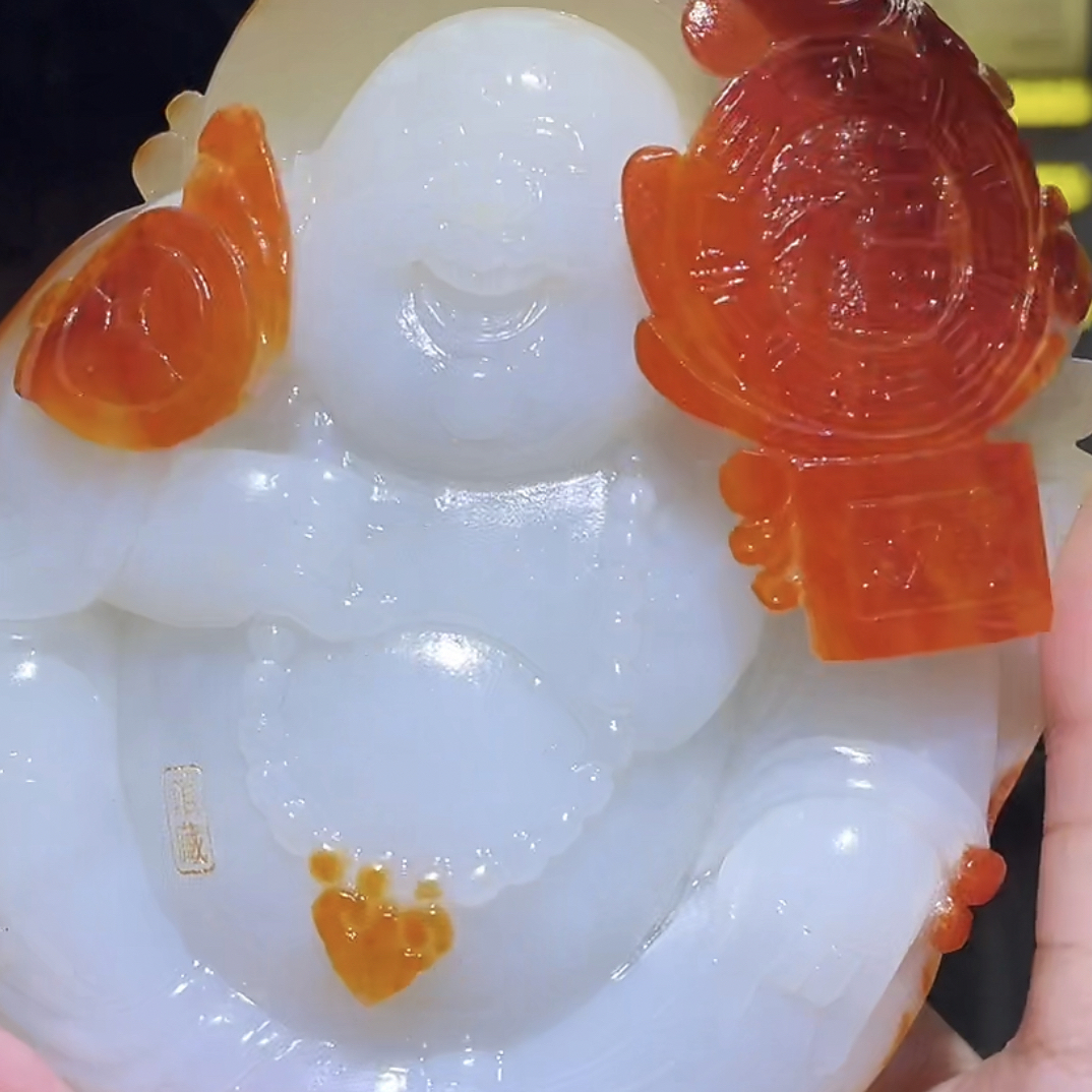 手把件货玉石把玩件文玩摆件D2