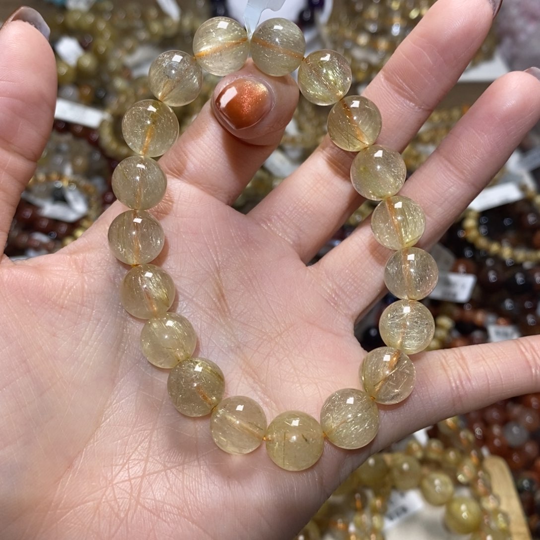 水晶手串未镶嵌粥*^手串