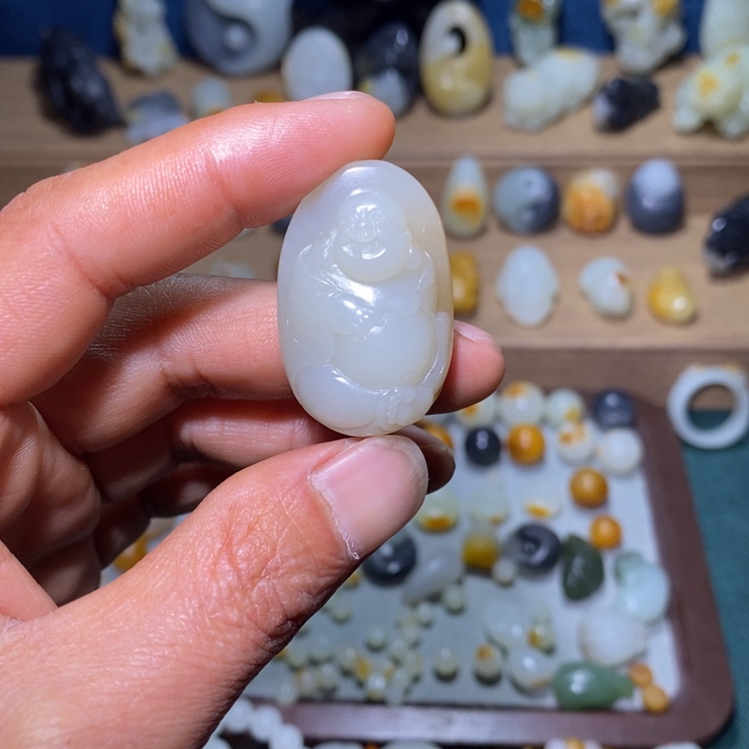 和田玉吊坠(不含链)未镶嵌