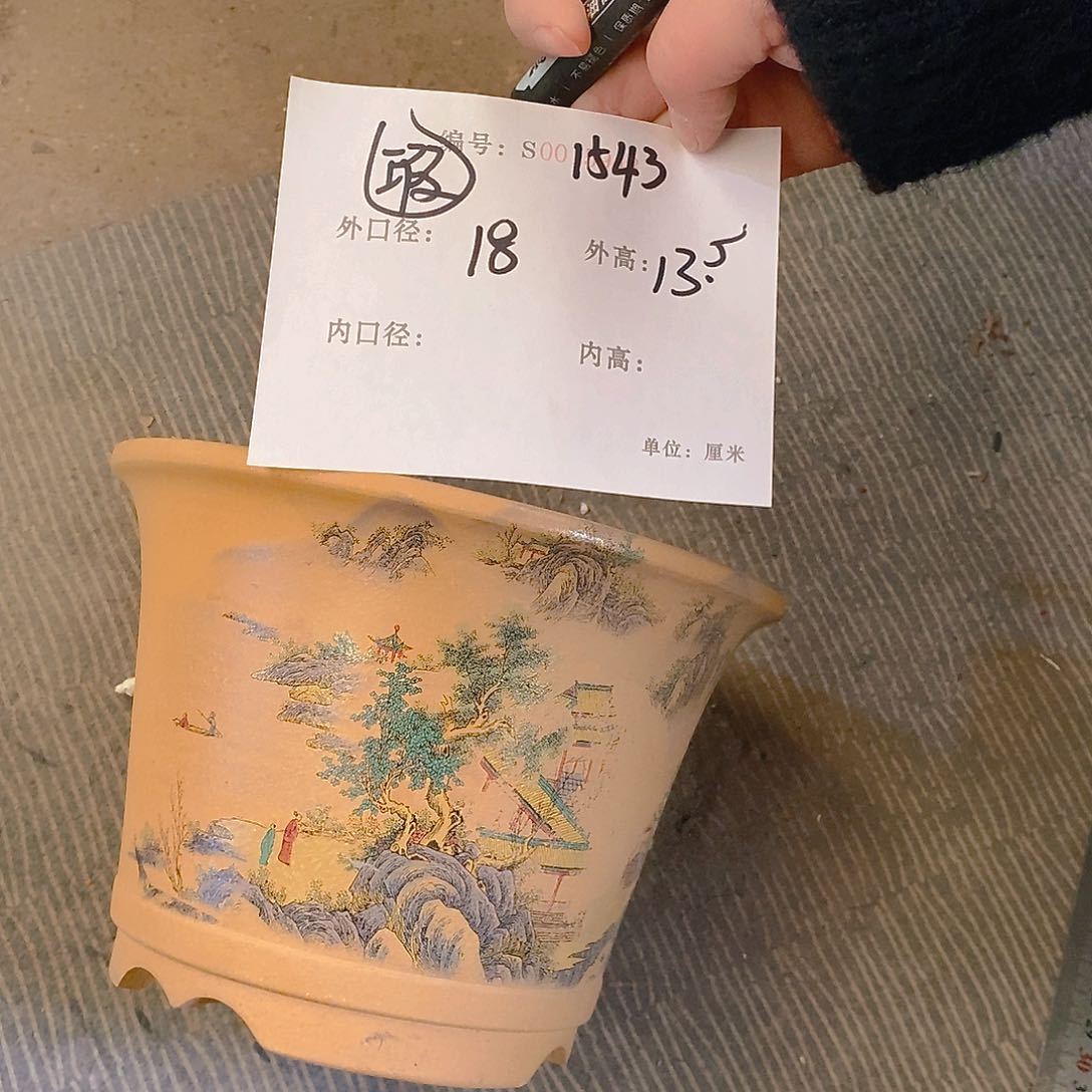 紫砂花盆紫砂花盆