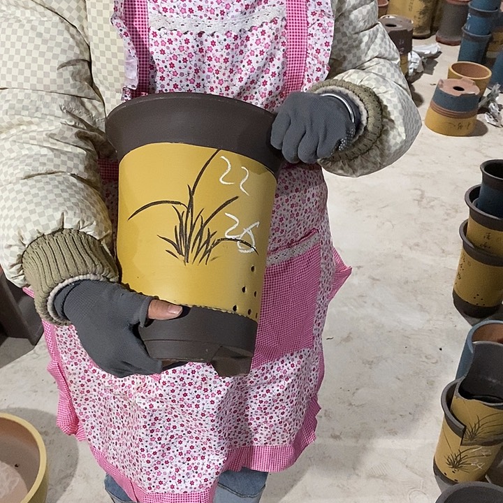 紫砂花盆紫砂花盆