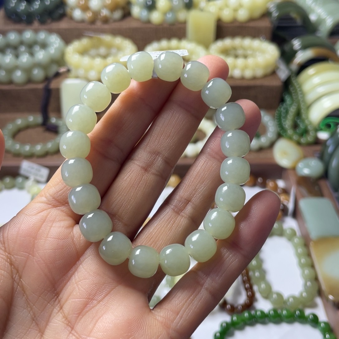 和田玉手链未镶嵌天*