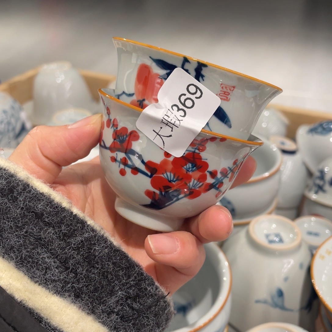 有瑕釉下彩纯手绘