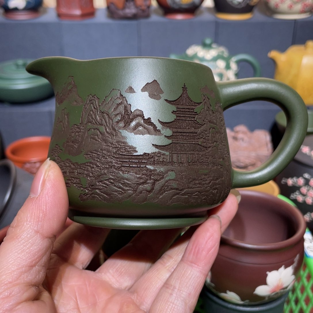 原矿紫砂手工主人杯